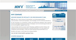 Desktop Screenshot of mwv-seminare.de